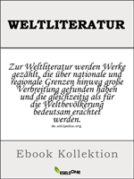 Weltliteratur eBook Paket Cover